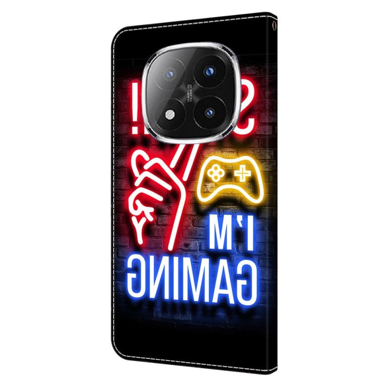 Δερματινη Θηκη Xiaomi Redmi Note 14 Pro 4g Μοτίβο Νέον