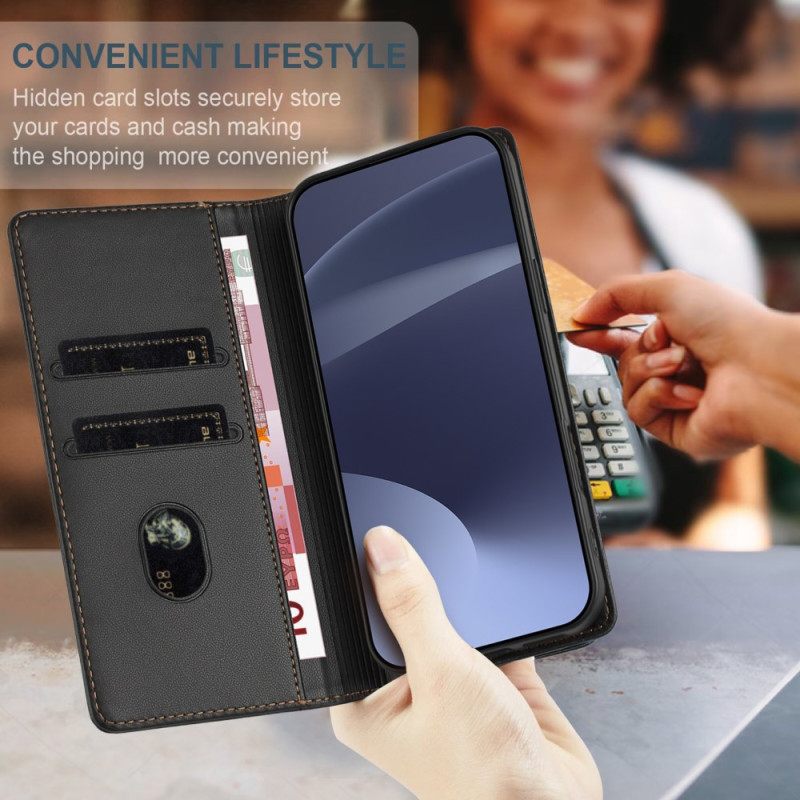 Δερματινη Θηκη Xiaomi Redmi Note 14 Pro 4g Στυλ Punk Σιλικόνης