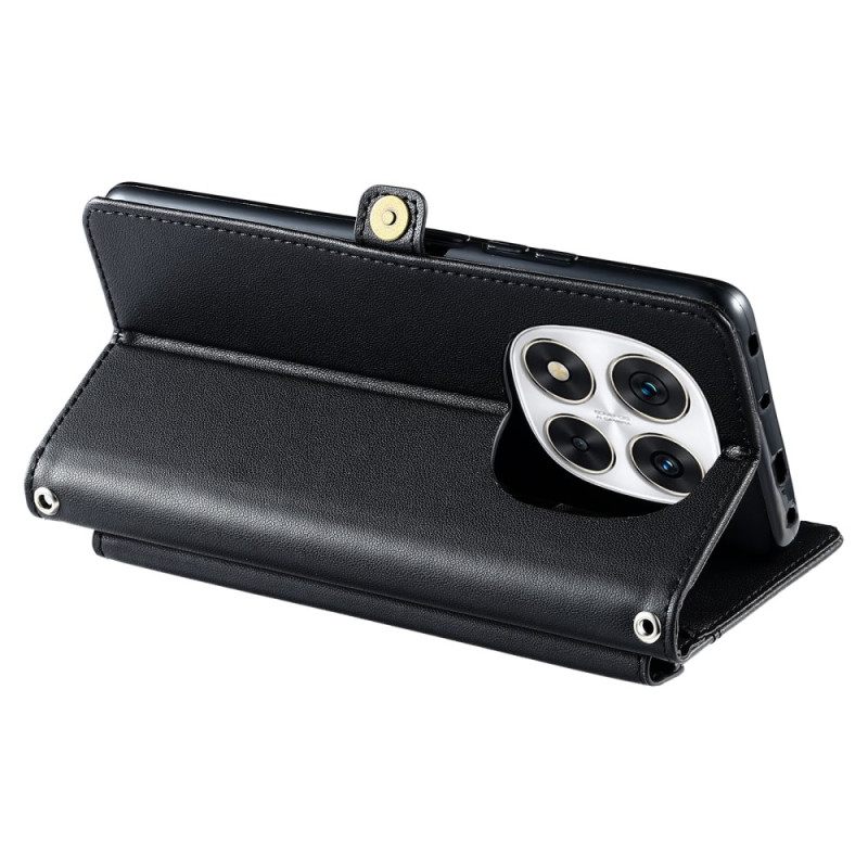 Δερματινη Θηκη Xiaomi Redmi Note 14 Pro 4g Θήκη Και Λουράκι