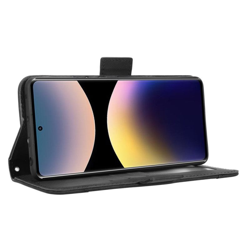 Δερματινη Θηκη Xiaomi Redmi Note 14 Pro 4g Θήκη Πολλαπλών Καρτών Σιλικόνης