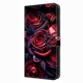 Δερματινη Θηκη Xiaomi Redmi Note 14 Pro 4g Τριαντάφυλλα