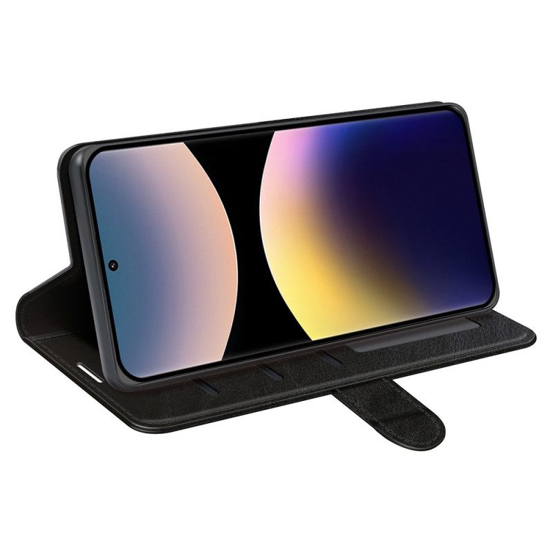 Δερματινη Θηκη Xiaomi Redmi Note 14 Pro 4g Vintage Σιλικόνης