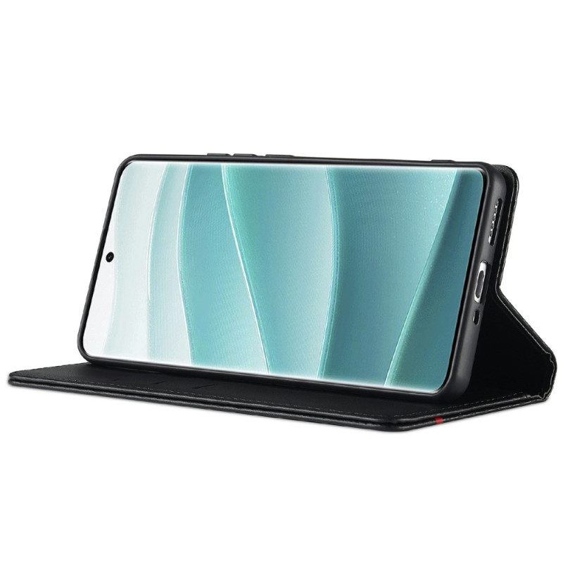 Δερματινη Θηκη Xiaomi Redmi Note 14 Pro 4g Υφή Ινών Άνθρακα Σιλικόνης