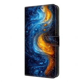 Δερματινη Θηκη Xiaomi Redmi Note 14 Pro 4g Υγρό Μοτίβο Σιλικόνης