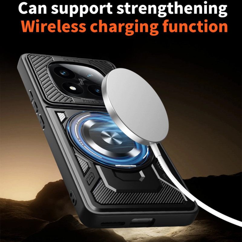 Κάλυμμα Xiaomi Redmi Note 14 Pro 4g Μαγνητικό Με Περιστρεφόμενη Βάση