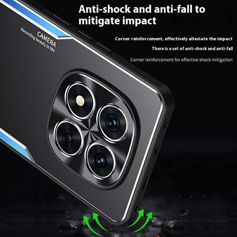 Κάλυμμα Xiaomi Redmi Note 14 Pro 4g Μεταλλικό Εφέ Σιλικόνης