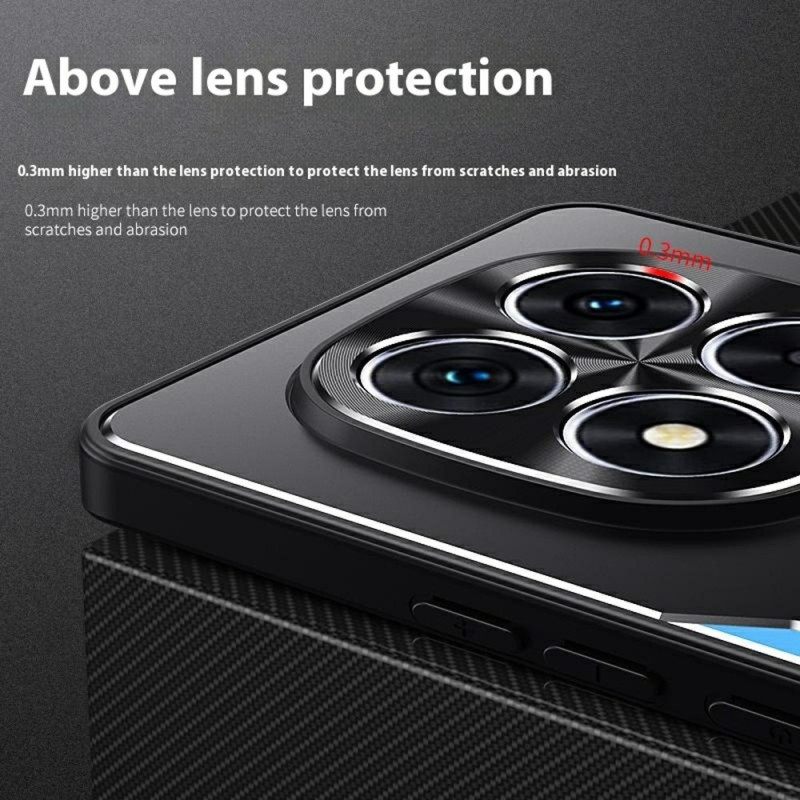 Κάλυμμα Xiaomi Redmi Note 14 Pro 4g Μεταλλικό Εφέ Σιλικόνης