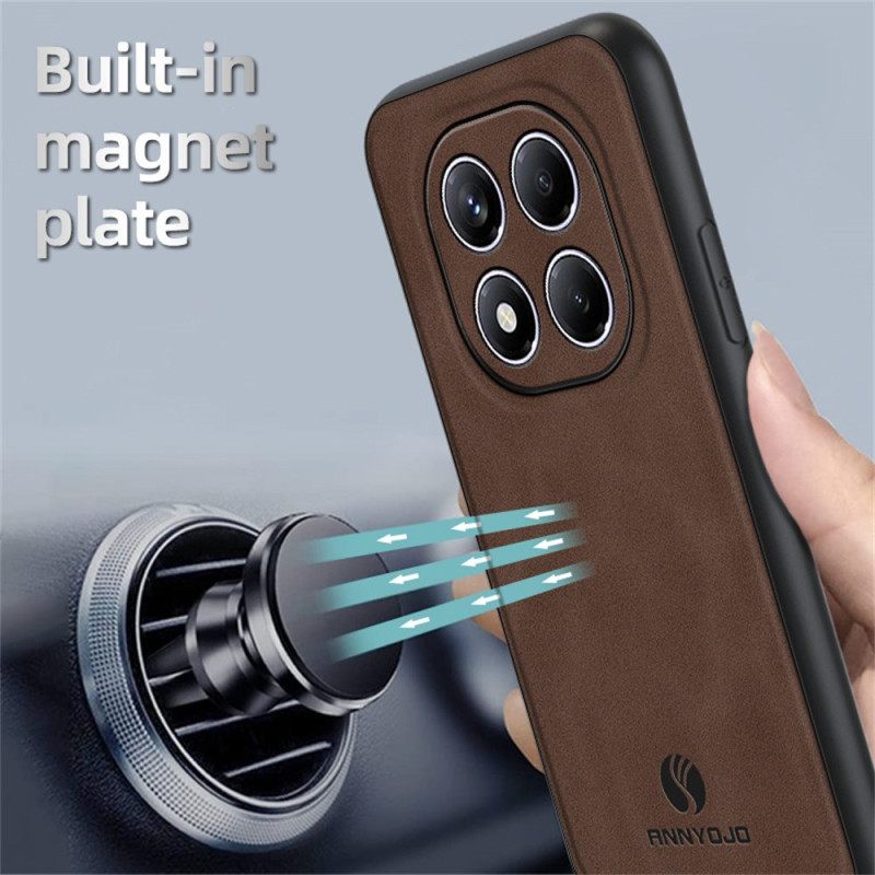 Κάλυμμα Xiaomi Redmi Note 14 Pro 4g Θήκες Κινητών Δερμάτινο Εφέ Annyojo