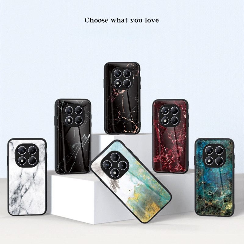 Κάλυμμα Xiaomi Redmi Note 14 Pro 4g Θήκες Κινητών Μάρμαρο Σκληρυμένο Γυαλί