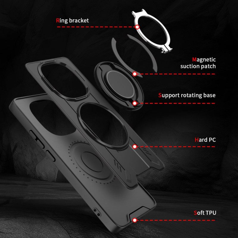 Κάλυμμα Xiaomi Redmi Note 14 Pro 4g Θήκες Κινητών Συμβατό Με Magsafe Με Περιστρεφόμενη Βάση