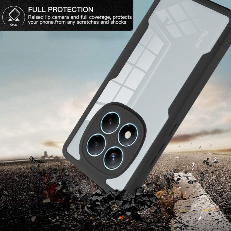 Κάλυμμα Xiaomi Redmi Note 14 Pro 4g Υβριδικό Με Προστατευτικό Οθόνης Σιλικόνης