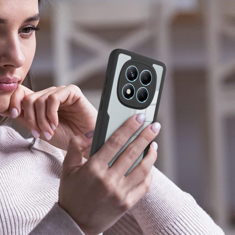 Κάλυμμα Xiaomi Redmi Note 14 Pro 4g Υβριδικό Με Προστατευτικό Οθόνης Σιλικόνης