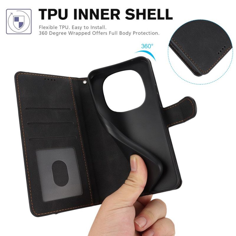 Θηκη Κινητου Xiaomi Redmi Note 14 Pro 4g Θήκες Κινητών Εφέ Σουέτ Με Λουράκι