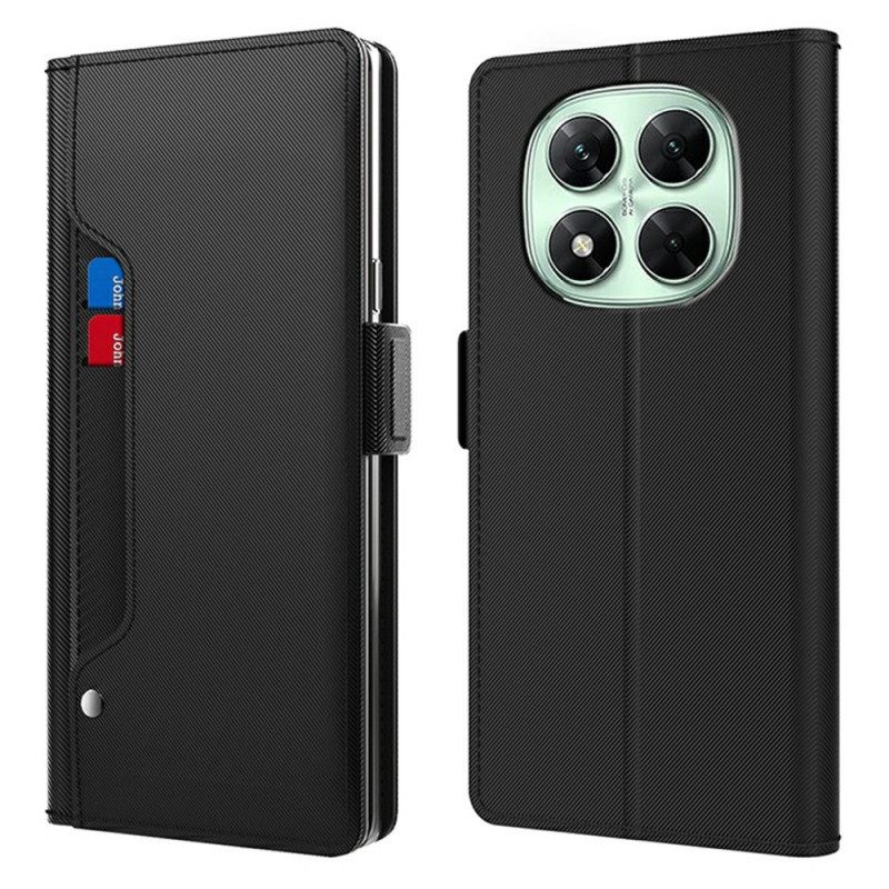 Θηκη Κινητου Xiaomi Redmi Note 14 Pro 4g Θήκες Κινητών Καθρέφτης Και Αφαιρούμενη Θήκη Καρτών