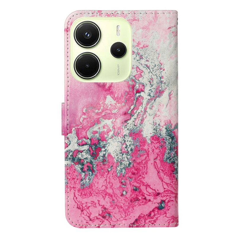 Θηκη Κινητου Xiaomi Redmi Note 14 Pro 4g Θήκες Κινητών Ροζ Μάρμαρο