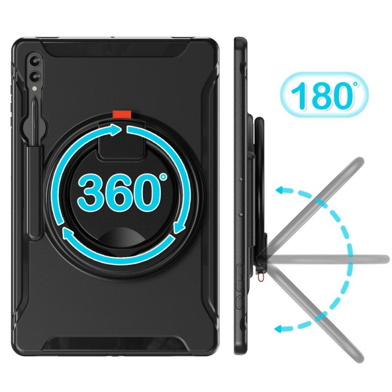 Κάλυμμα Samsung Galaxy Tab S10 Ultra Περιστρεφόμενη Βάση Δακτυλίου