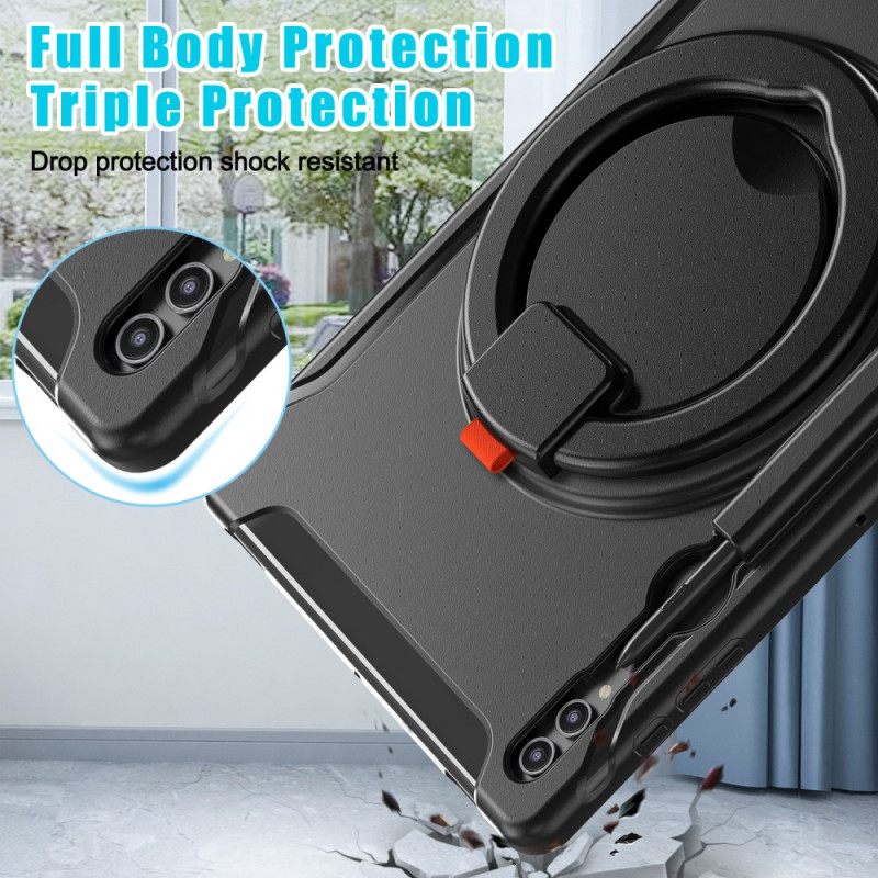 Κάλυμμα Samsung Galaxy Tab S10 Ultra Περιστρεφόμενη Βάση Δακτυλίου