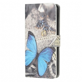 Κάλυμμα Samsung Galaxy A52 4G / A52 5G / A52s 5G Μπλε Πεταλούδα