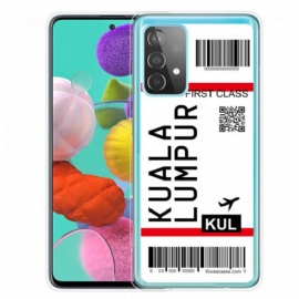 θηκη κινητου Samsung Galaxy A52 4G / A52 5G / A52s 5G Κάρτα Επιβίβασης Για Κουάλα Λουμπούρ