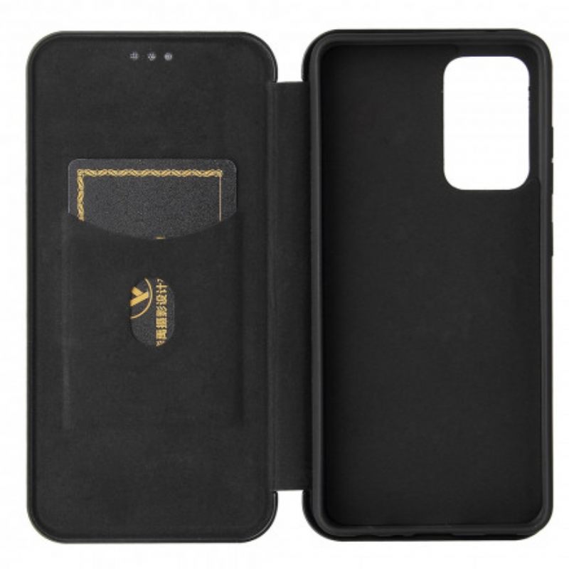 θηκη κινητου Samsung Galaxy A52 4G / A52 5G / A52s 5G Θήκη Flip Ίνα Άνθρακα