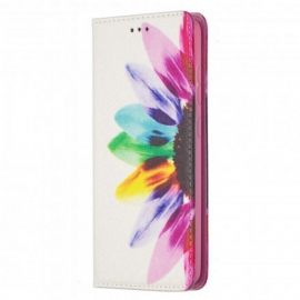 θηκη κινητου Samsung Galaxy A52 4G / A52 5G / A52s 5G Θήκη Flip Λουλούδι Ακουαρέλας