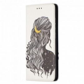 θηκη κινητου Samsung Galaxy A52 4G / A52 5G / A52s 5G Θήκη Flip Όμορφα Μαλλιά