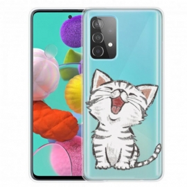θηκη κινητου Samsung Galaxy A52 4G / A52 5G / A52s 5G Χαριτωμένη Γάτα