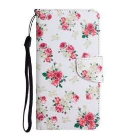 δερματινη θηκη Xiaomi Redmi 10 Liberty Royal Flowers