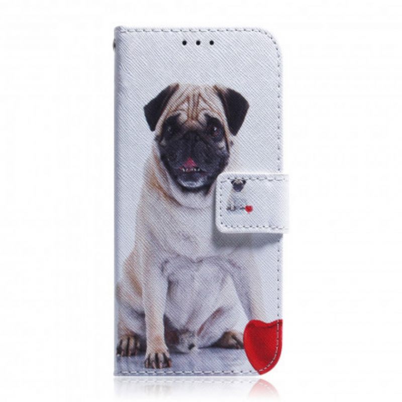 δερματινη θηκη Xiaomi Redmi 10 Pug Dog