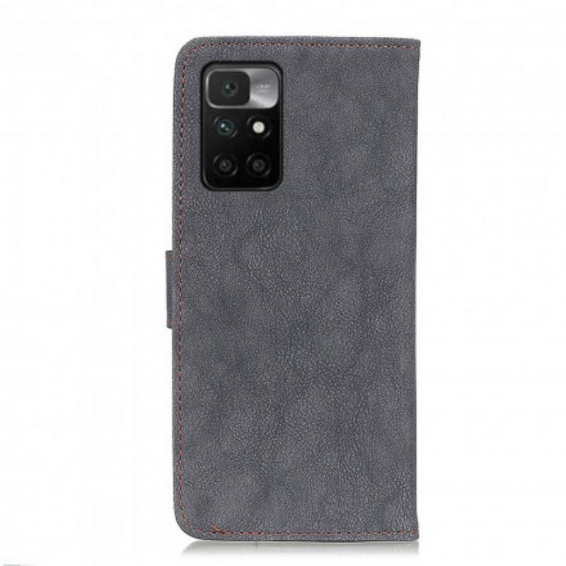 Κάλυμμα Xiaomi Redmi 10 Khazneh Retro Split Leather