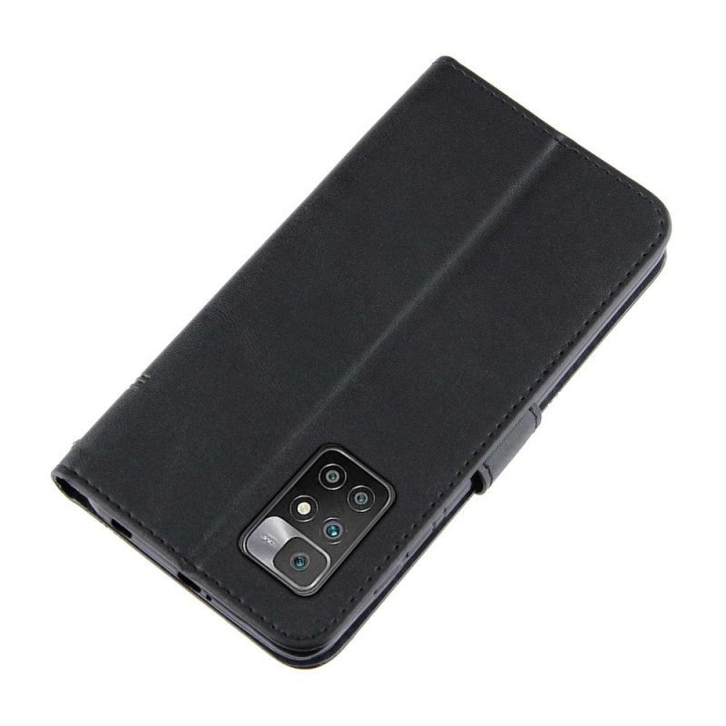Κάλυμμα Xiaomi Redmi 10 με κορδονι Γεωμετρικό Δερμάτινο Στυλ Με Λουράκια
