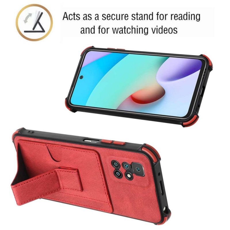 θηκη κινητου Xiaomi Redmi 10 Δερμάτινη Θήκη Και Θήκη Για Κάρτες