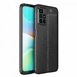 Θήκη Xiaomi Redmi 10 Δερμάτινο Εφέ Litchi Διπλής Γραμμής