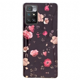 Θήκη Xiaomi Redmi 10 Φθορίζοντα Λουλούδια