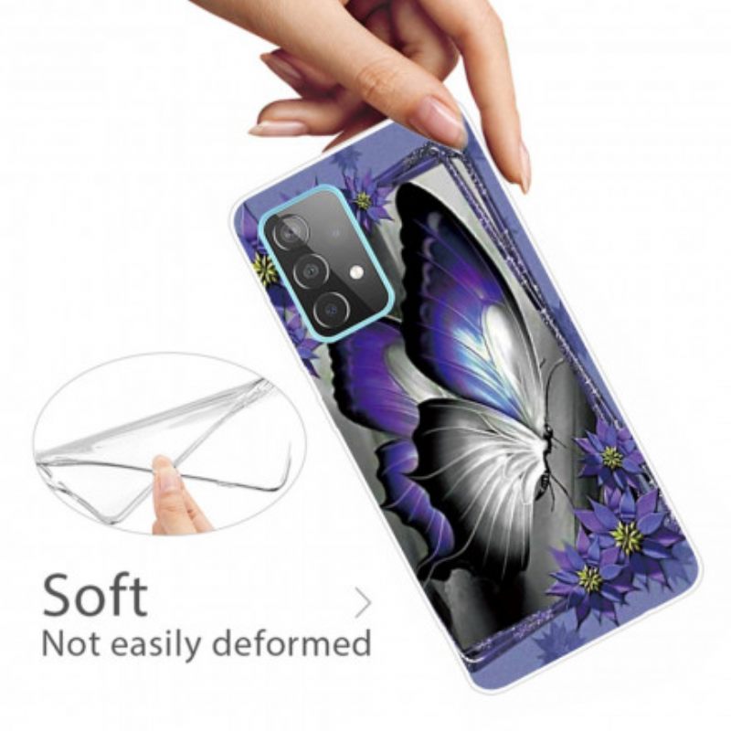 Θήκη Samsung Galaxy A32 4G Βασιλική Πεταλούδα