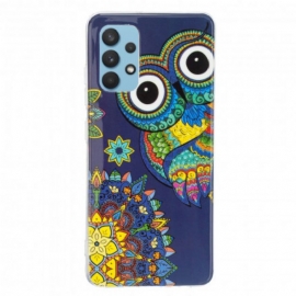 Θήκη Samsung Galaxy A32 4G Fluorescent Owl Mandala