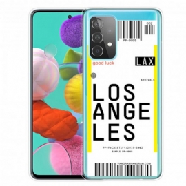 Θήκη Samsung Galaxy A32 4G Κάρτα Επιβίβασης Για Λος Άντζελες