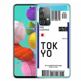 Θήκη Samsung Galaxy A32 4G Κάρτα Επιβίβασης Για Τόκιο