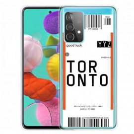 Θήκη Samsung Galaxy A32 4G Κάρτα Επιβίβασης Για Τορόντο