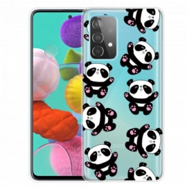 Θήκη Samsung Galaxy A32 4G Top Pandas Fun