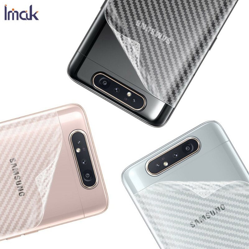 Πίσω Προστατευτική Μεμβράνη Για Samsung Galaxy A90 / A80 Carbon Style Imak