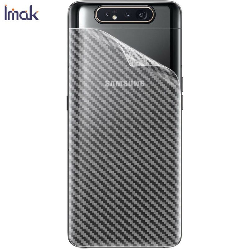 Πίσω Προστατευτική Μεμβράνη Για Samsung Galaxy A90 / A80 Carbon Style Imak