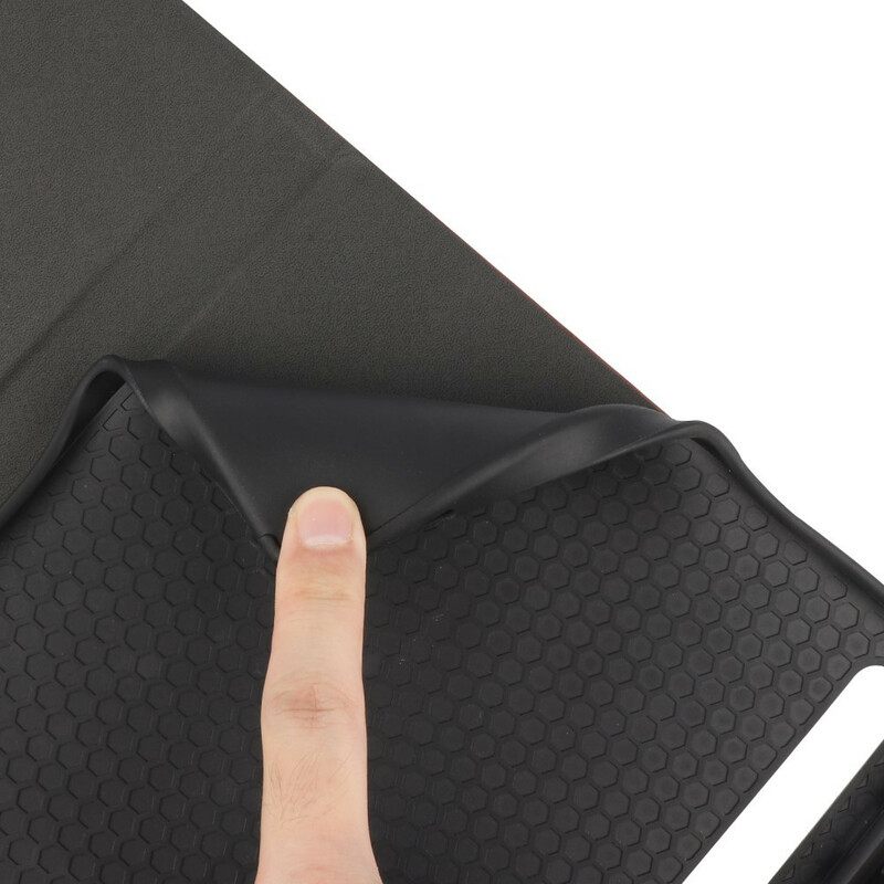 Θήκη Flip Samsung Galaxy Tab S7 FE Συνθετικό Δέρμα Με Υφή