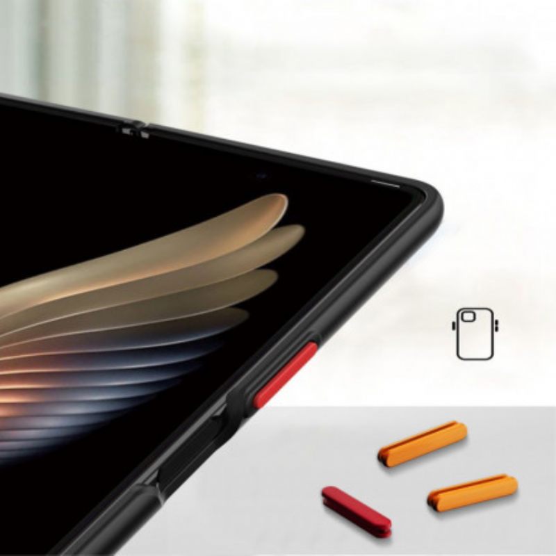 Θήκη Samsung Galaxy Z Fold 2 Διαφανείς Έγχρωμες Άκρες Gkk