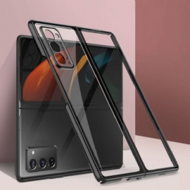 Θήκη Samsung Galaxy Z Fold 2 Διαφανείς Μεταλλικές Άκρες Gkk