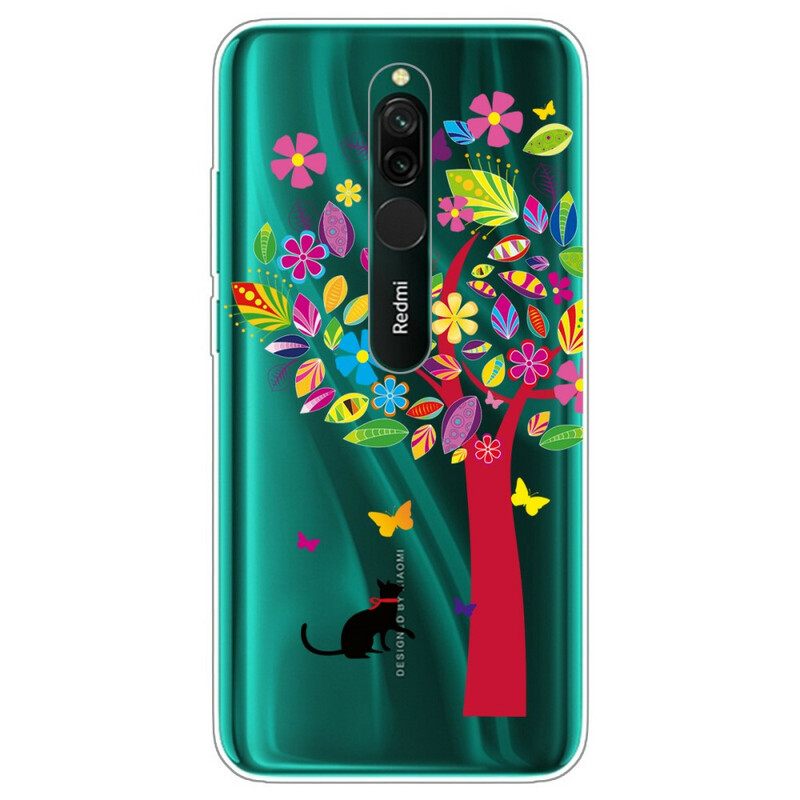 θηκη κινητου Xiaomi Redmi 8 Γάτα Κάτω Από Το Χρωματιστό Δέντρο