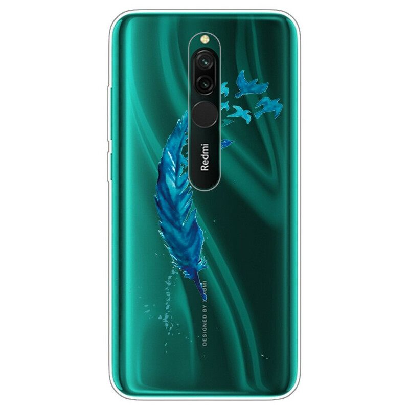 Θήκη Xiaomi Redmi 8 Όμορφο Μπλε Φτερό