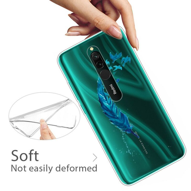 Θήκη Xiaomi Redmi 8 Όμορφο Μπλε Φτερό