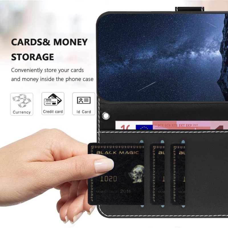 Δερματινη Θηκη Realme 14 Pro 5g Δίχρωμη Διακόσμηση