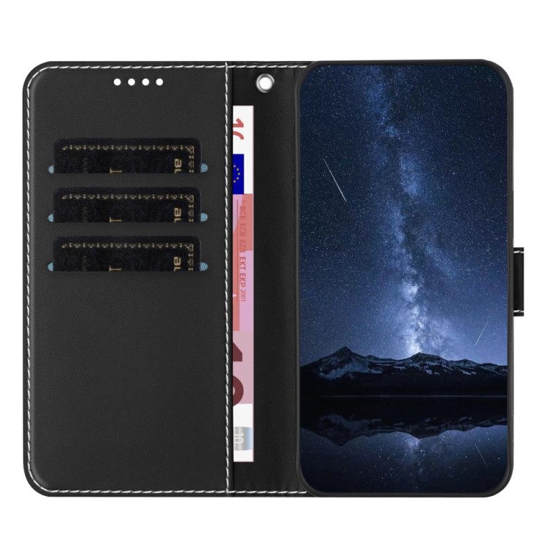 Δερματινη Θηκη Realme 14 Pro 5g Δίχρωμη Διακόσμηση